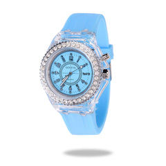 Lumière by Geneva – Women's Quartz Silicone Watch