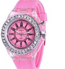 Lumière by Geneva – Women's Quartz Silicone Watch