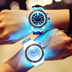 Lumière by Geneva – Women's Quartz Silicone Watch