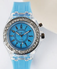 Lumière by Geneva – Women's Quartz Silicone Watch