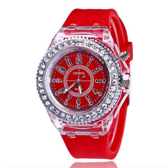 Lumière by Geneva – Women's Quartz Silicone Watch