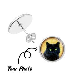 Personalised Pet Photo Earrings