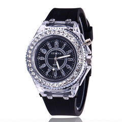 Lumière by Geneva – Women's Quartz Silicone Watch