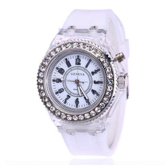 Lumière by Geneva – Women's Quartz Silicone Watch