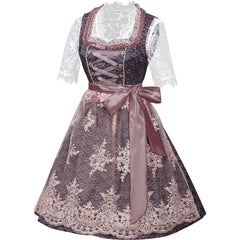 Women's Traditional Short Sleeve Tied Dress