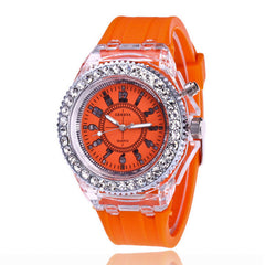 Lumière by Geneva – Women's Quartz Silicone Watch