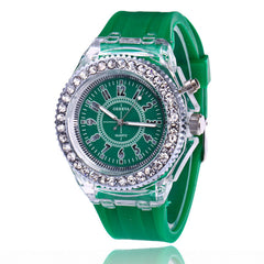Lumière by Geneva – Women's Quartz Silicone Watch