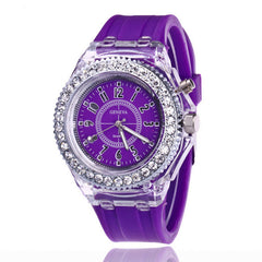 Lumière by Geneva – Women's Quartz Silicone Watch