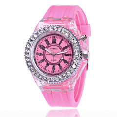 Lumière by Geneva – Women's Quartz Silicone Watch