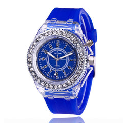 Lumière by Geneva – Women's Quartz Silicone Watch