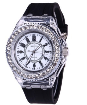 Lumière by Geneva – Women's Quartz Silicone Watch