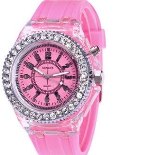 Lumière by Geneva – Women's Quartz Silicone Watch
