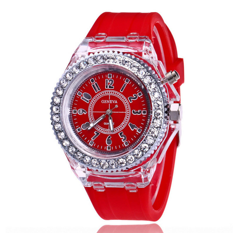 Lumière by Geneva – Women's Quartz Silicone Watch