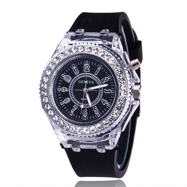 Lumière by Geneva – Women's Quartz Silicone Watch