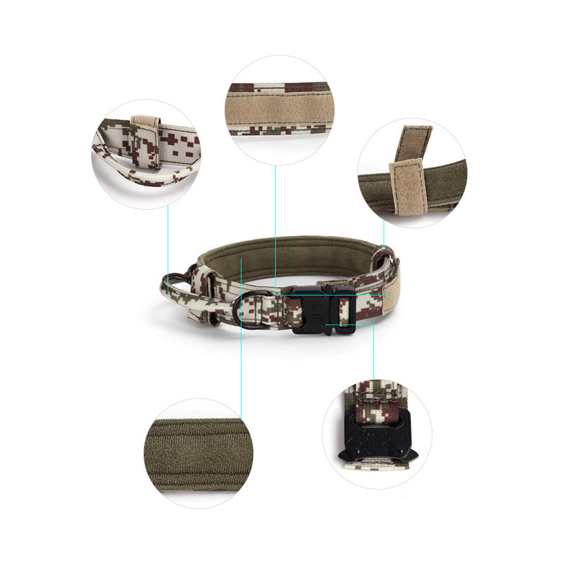 Tactical Dogs Collar Traction Rope