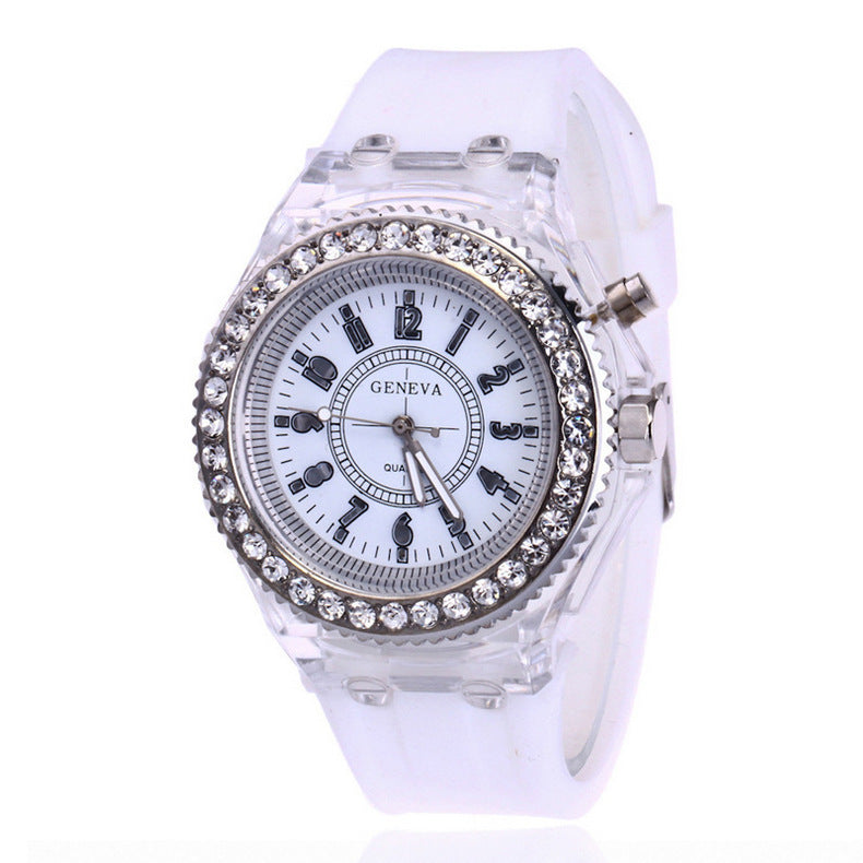 Lumière by Geneva – Women's Quartz Silicone Watch