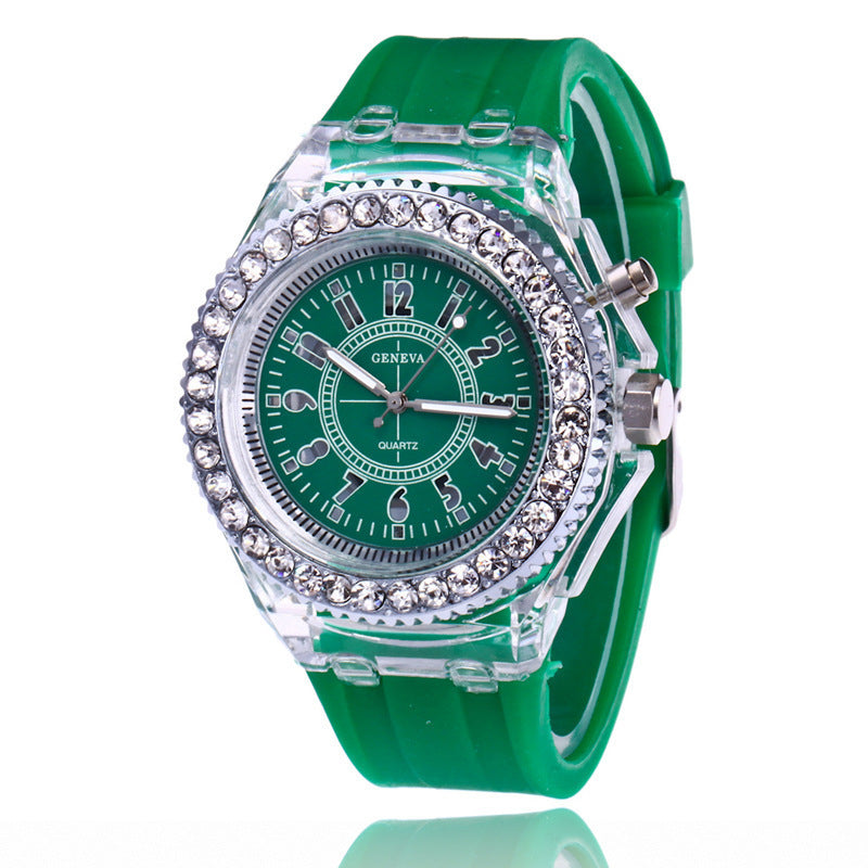 Lumière by Geneva – Women's Quartz Silicone Watch