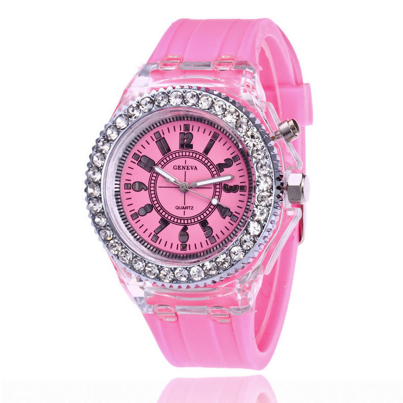 Lumière by Geneva – Women's Quartz Silicone Watch