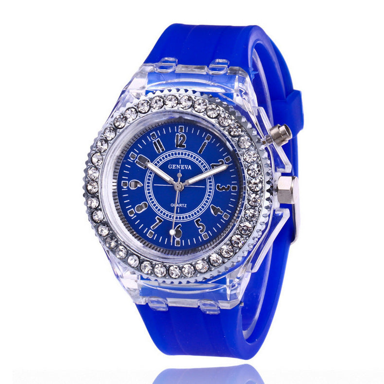 Lumière by Geneva – Women's Quartz Silicone Watch
