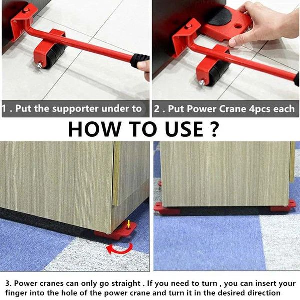 Heavy Duty Furniture Mover (4 Pcs)